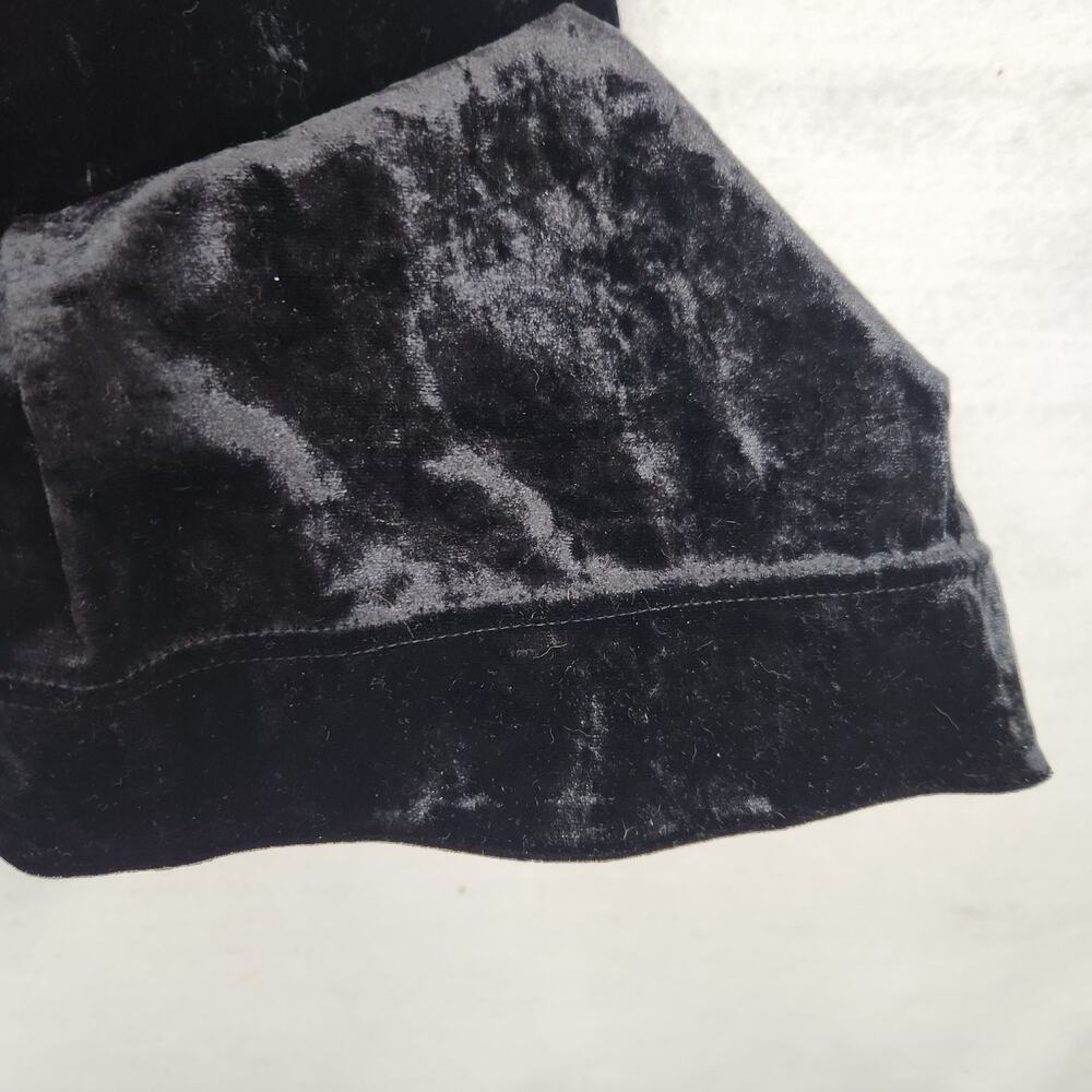 NWT Halara High Waisted Pockets Straight Leg Velvet Casual Pants Black Large - Picture 8 of 13